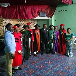 Graduation Honorary Doctorate Awards and Ordination ceremony at Cameroon Campus in October 2024